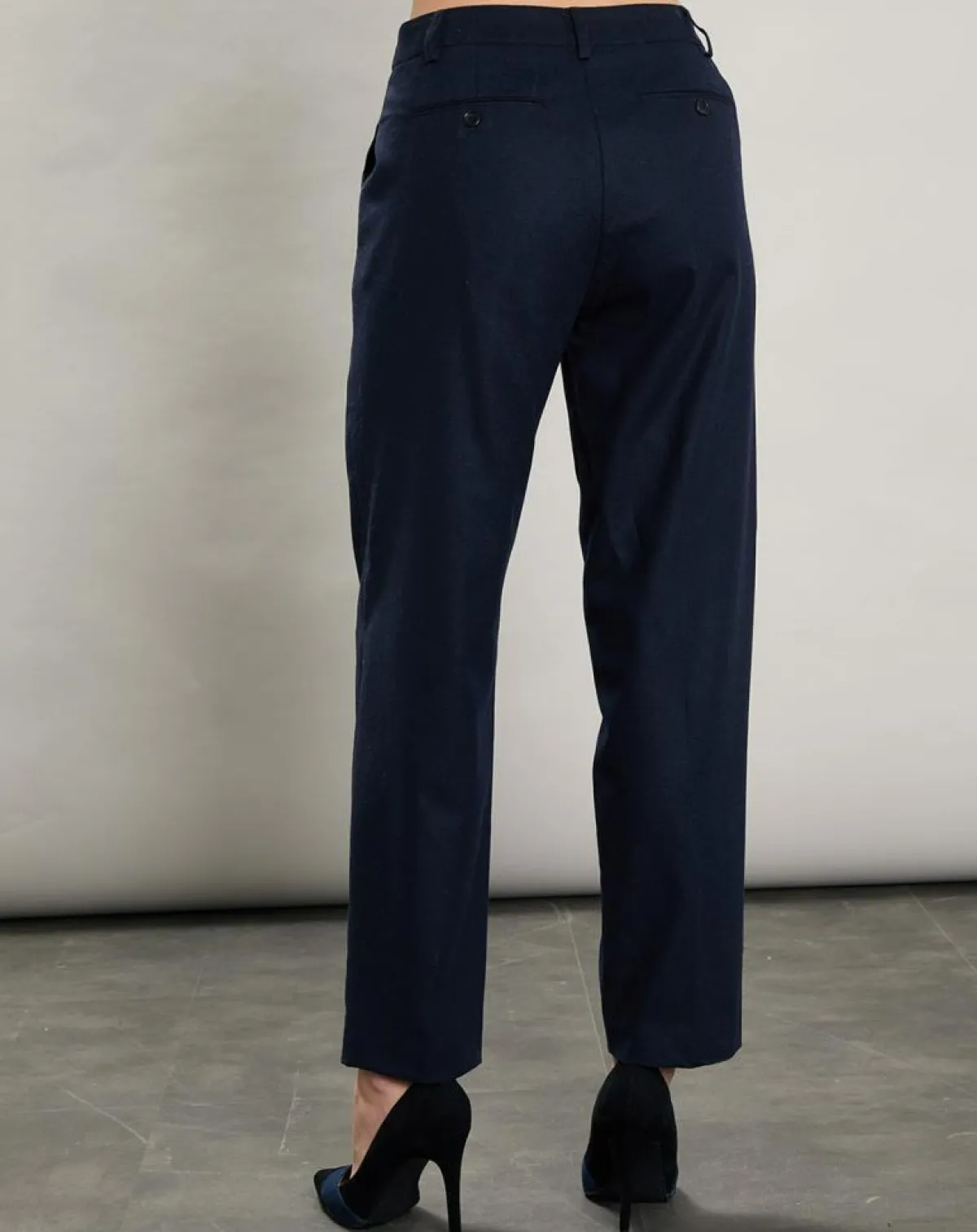 Hartford Pantalons|Pantalon en Laine mélangée Party marine
