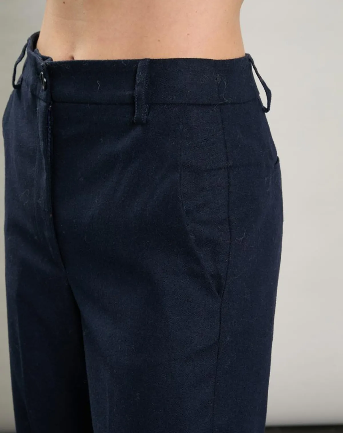 Hartford Pantalons|Pantalon en Laine mélangée Party marine