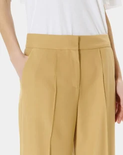 Zapa Pantalons|Pantalon en Laine mélangée Pervenche noisette