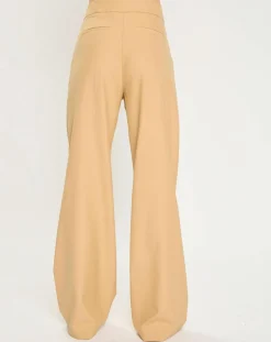 Zapa Pantalons|Pantalon en Laine mélangée Pervenche noisette