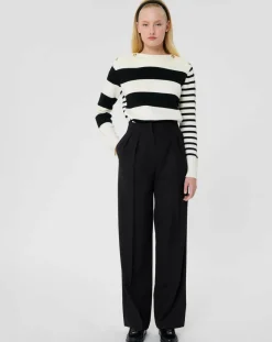 Tara Jarmon Pantalons|Pantalon en Laine mélangée Parigi noir