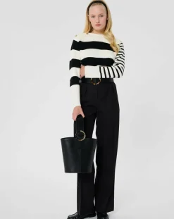 Tara Jarmon Pantalons|Pantalon en Laine mélangée Parigi noir