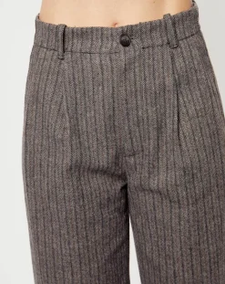 See u Soon Pantalons|Pantalon en Laine mélangée Emy gris