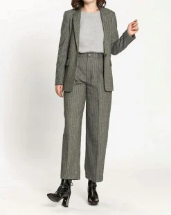 See u Soon Pantalons|Pantalon en Laine mélangée Emy gris