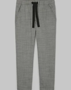 Marc O'Polo Pantalons|Pantalon en Laine mélangée Tapered Rygge gris