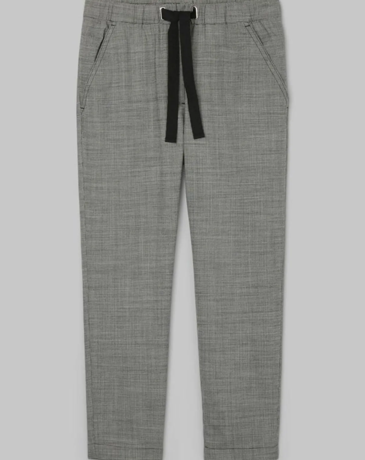Marc O'Polo Pantalons|Pantalon en Laine mélangée Tapered Rygge gris