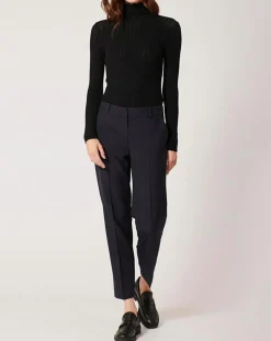 Zapa Pantalons|Pantalon en Laine mélangée Paul marine