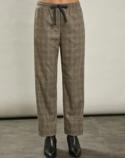 Hartford Pantalons|Pantalon en Laine mélangée Peyo beige/gris