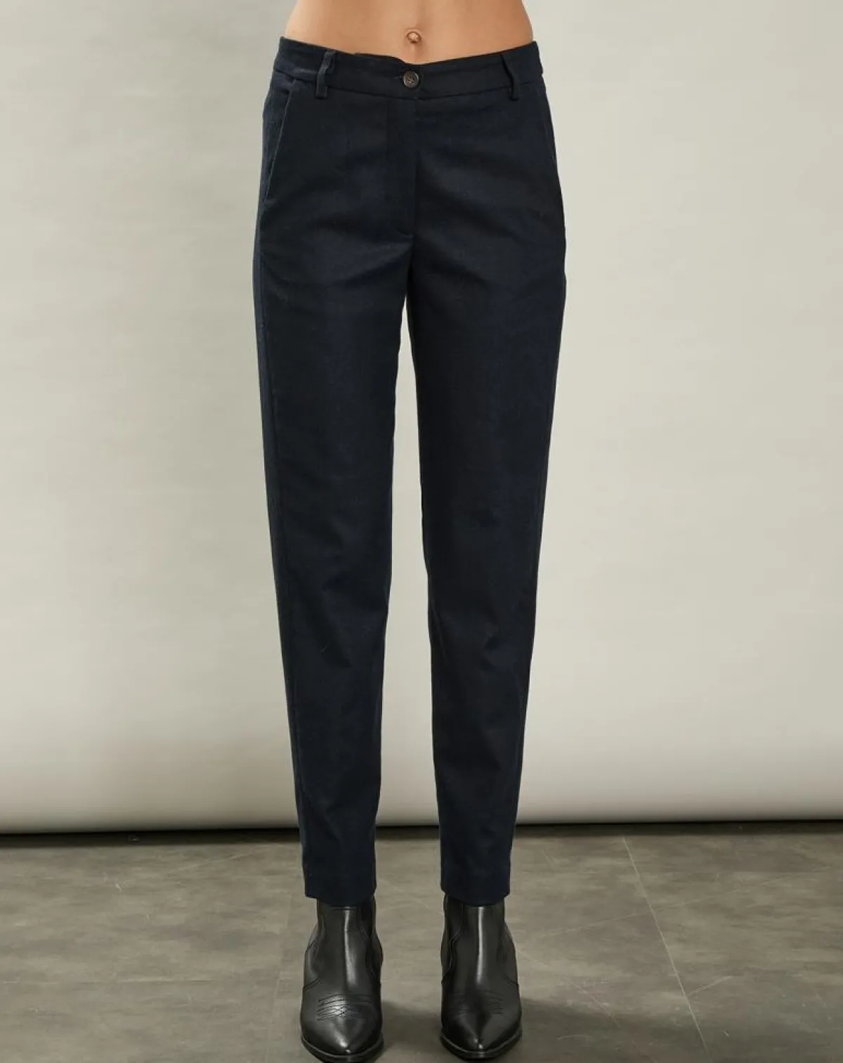 Hartford Pantalons|Pantalon en Laine mélangée Parfait marine