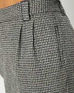 See u Soon Pantalons|Pantalon en Laine mélangée Cassandre marron/noir/blanc