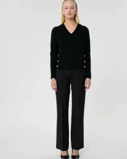 Tara Jarmon Pantalons|Pantalon en Laine mélangée Premier noir