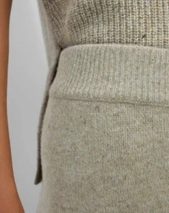 Marc O'Polo Pantalons|Pantalon en Laine vierge mélangée beige moyen