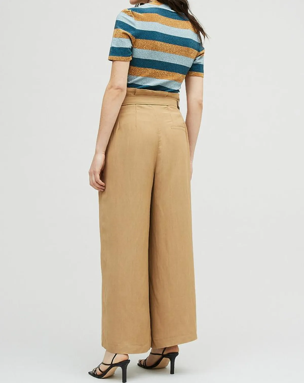 Chloé Stora Pantalons|Pantalon en Lin mélangé Raby beige