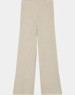 Marc O'Polo Pantalons|Pantalon en maille côtelée beige