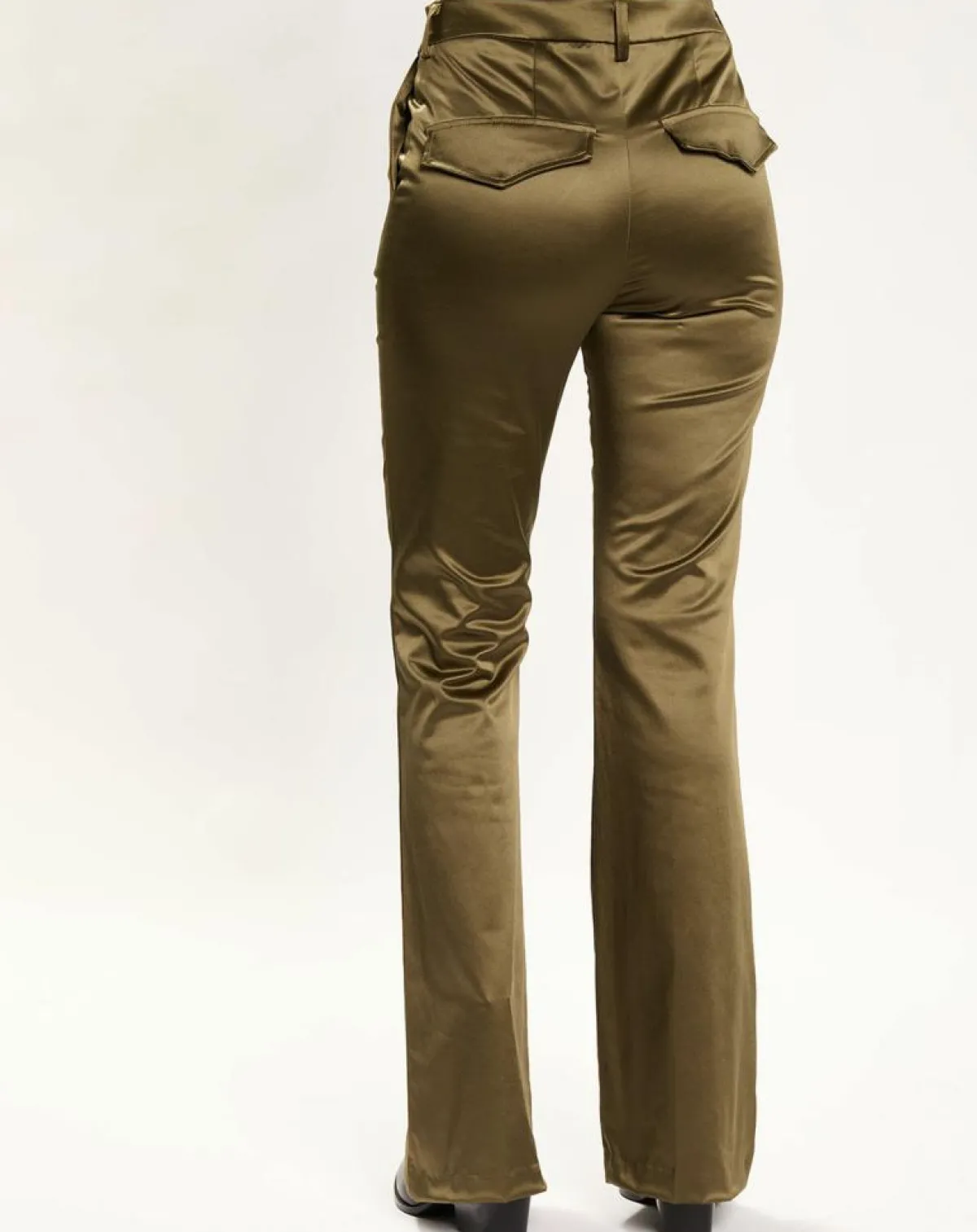 Lauren Vidal Pantalons|Pantalon en Satin Moon bronze