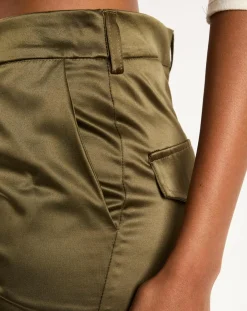 Lauren Vidal Pantalons|Pantalon en Satin Moon bronze