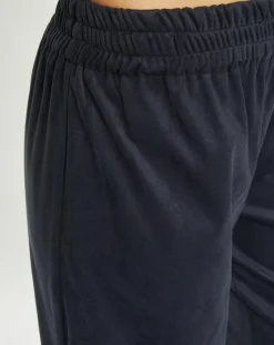 Lauren Vidal Pantalons|Pantalon en Suédine Lou indigo