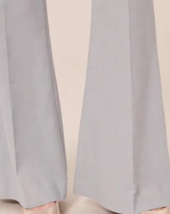 Tara Jarmon Pantalons|Pantalon en tissu flammé bleu