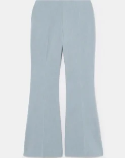 Tara Jarmon Pantalons|Pantalon en tissu flammé bleu