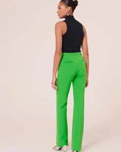 Tara Jarmon Pantalons|Pantalon en toile double vert