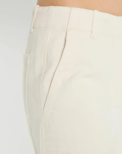 Marc O'Polo Pantalons|Pantalon en Twill de Coton mélangé Barrel écru