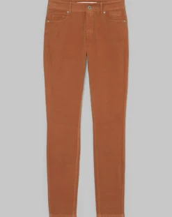 Marc O'Polo Pantalons|Pantalon en Velours Albi Milleraies marron
