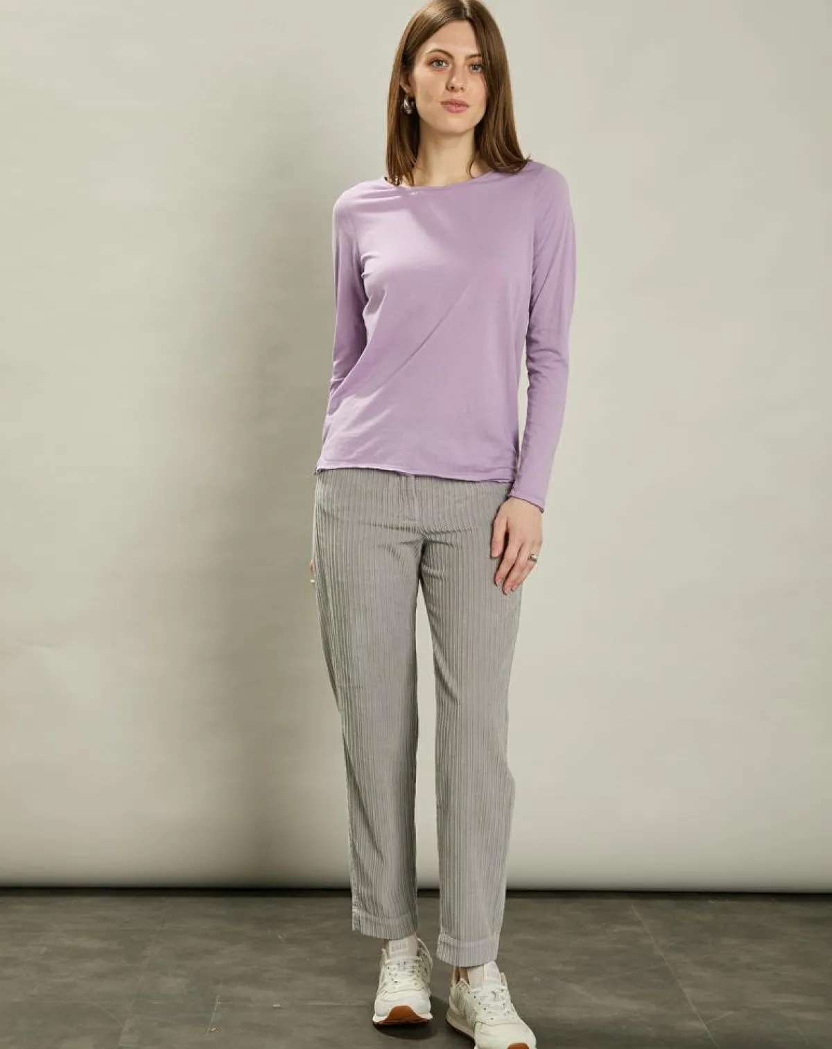 Hartford Pantalons|Pantalon en Velours côtelé Pépite fumée