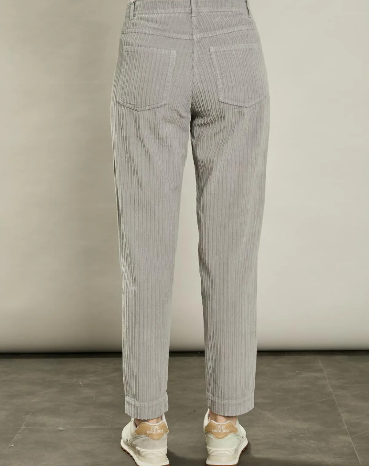 Hartford Pantalons|Pantalon en Velours côtelé Pépite fumée