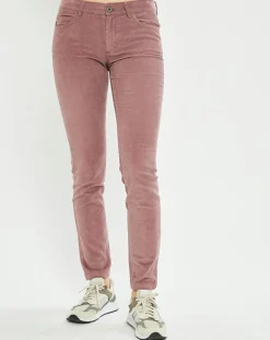 Marc O'Polo Pantalons|Pantalon en Velours côtelé Lulea rose