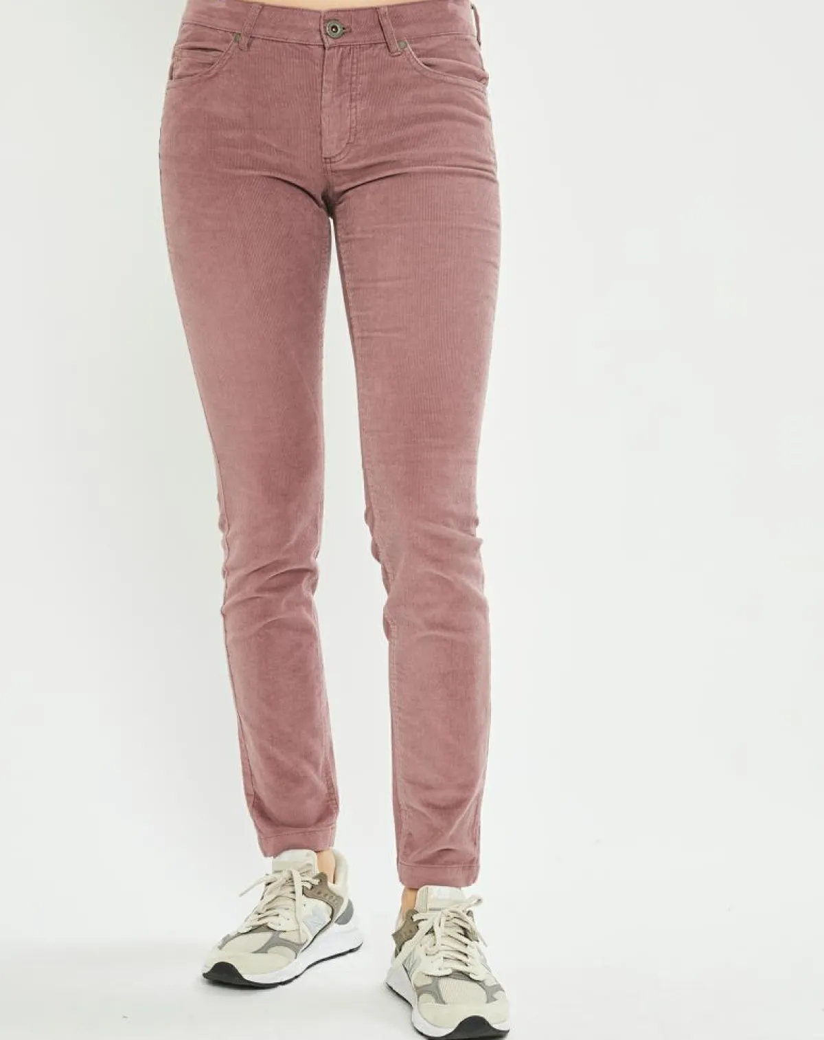 Marc O'Polo Pantalons|Pantalon en Velours côtelé Lulea rose