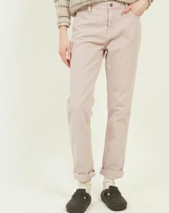 Hartford Pantalons|Pantalon en Velours côtelé Pencil rosewood