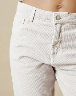 Hartford Pantalons|Pantalon en Velours côtelé Pencil rosewood