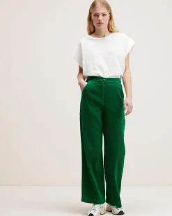 Bellerose Pantalons|Pantalon en Velours côtelé Gabor chlorophile