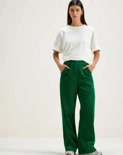 Bellerose Pantalons|Pantalon en Velours côtelé Gabor chlorophile