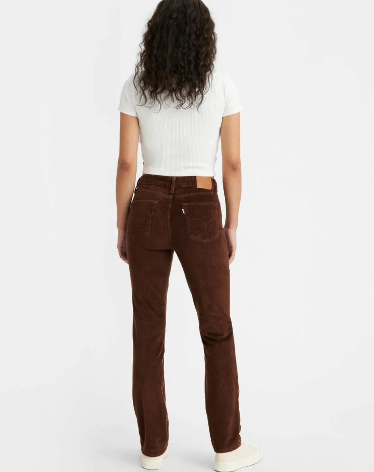Levi's® Pantalons|Pantalon en Velours côtelé 724 High Rise marron