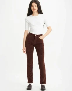 Levi's® Pantalons|Pantalon en Velours côtelé 724 High Rise marron