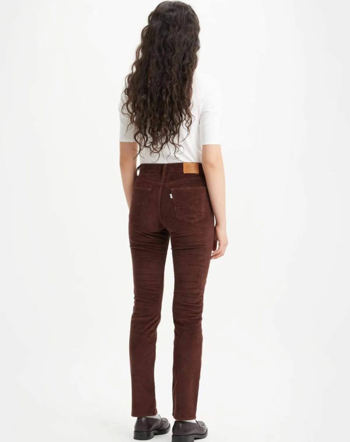 Levi's® Pantalons|Pantalon en Velours côtelé 724 High Rise marron