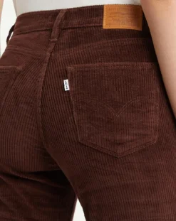 Levi's® Pantalons|Pantalon en Velours côtelé 724 High Rise marron
