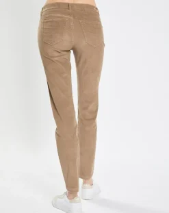 Marc O'Polo Pantalons|Pantalon en Velours côtelé Lulea beige