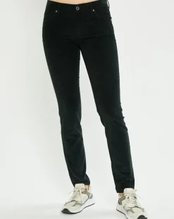 Marc O'Polo Pantalons|Pantalon en Velours côtelé Lulea vert foncé