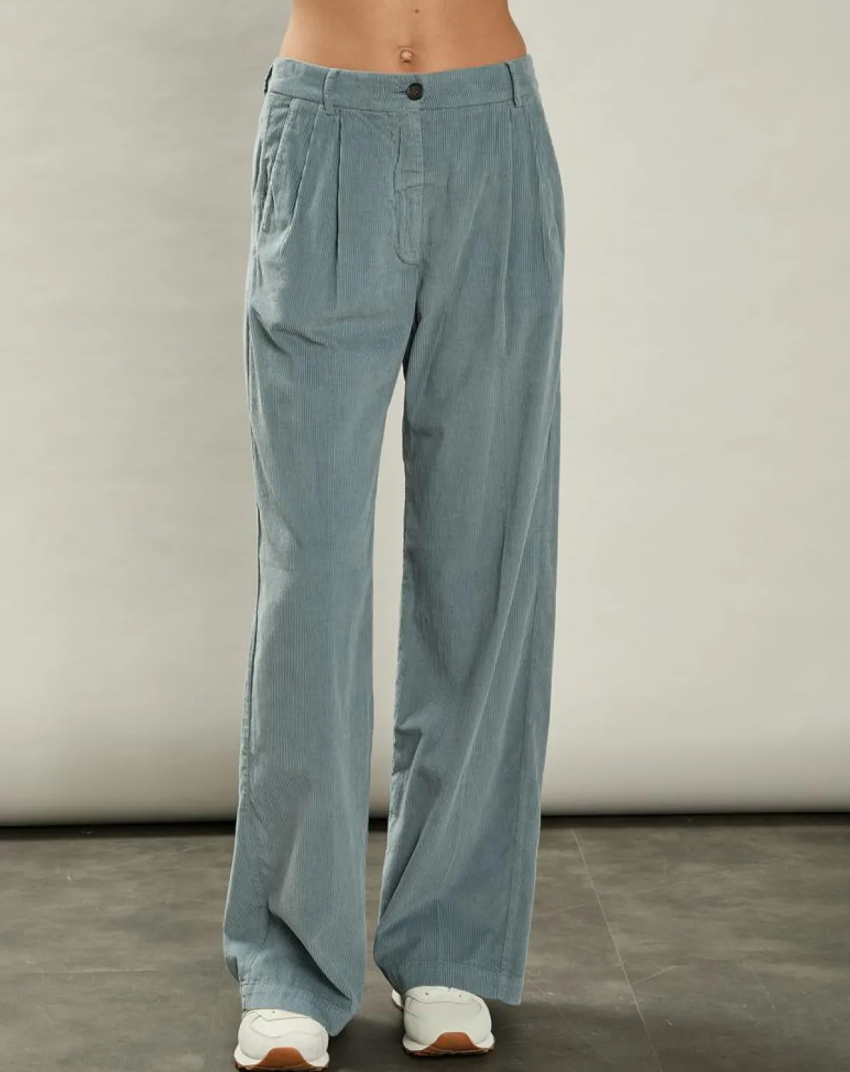 Hartford Pantalons|Pantalon en Velours côtelé Panache tempête