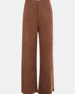 Suncoo Pantalons|Pantalon en Velours côtelé Jessy marron