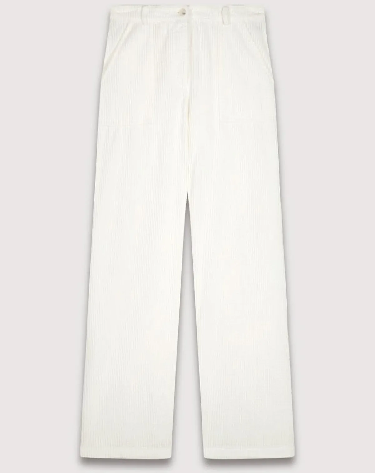 Hartford Pantalons|Pantalon en Velours côtelé Patel milk