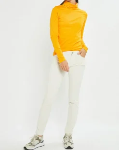 Marc O'Polo Pantalons|Pantalon en Velours côtelé Lulea écru