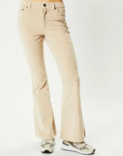 BDG by Urban Outfitters Pantalons|Pantalon en Velours côtelé Mid Rise Flare beige