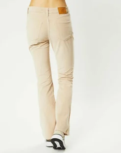 BDG by Urban Outfitters Pantalons|Pantalon en Velours côtelé Mid Rise Flare beige