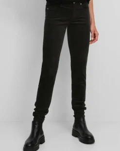 Marc O'Polo Pantalons|Pantalon en Velours de coton bio Slim Mavas noir