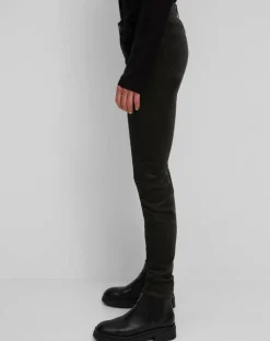 Marc O'Polo Pantalons|Pantalon en Velours de coton bio Slim Mavas noir