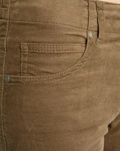 Marc O'Polo Pantalons|Pantalon en Velours de coton bio Slim Mavas marron