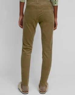 Marc O'Polo Pantalons|Pantalon en Velours de coton bio Slim Mavas marron